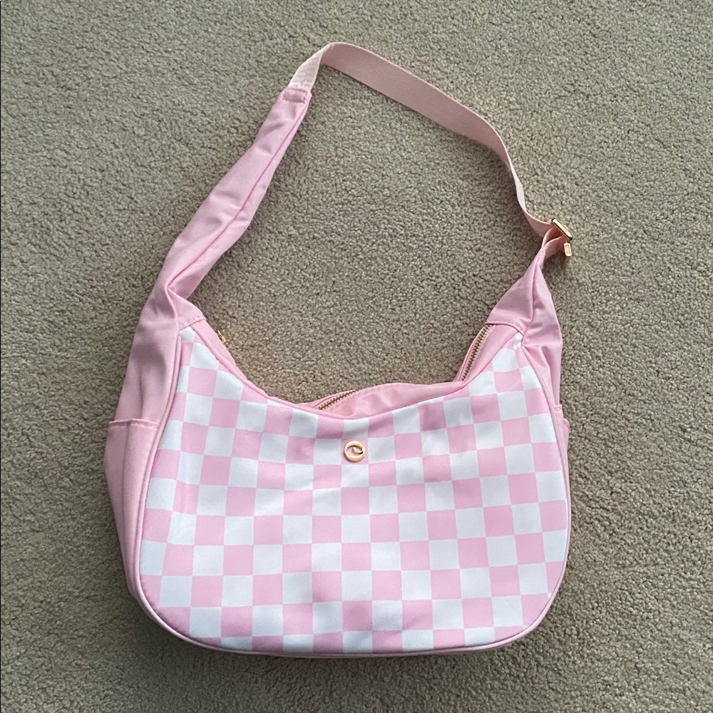 CAITINA Y2K Pink Checkered Women's Bag